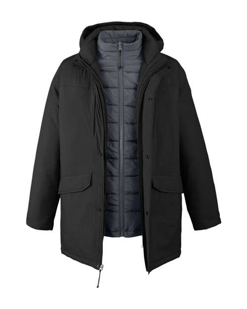 CORE365 MEN'S INSPIRE 3-IN-1 JACKET WITH INSULATED LINER (CE725)