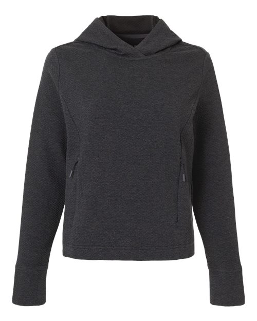NORTH END WOMEN'S SPIRIT TEXTURED HOODED PULLOVER (NE729W)