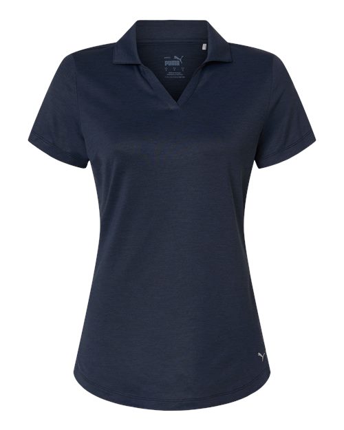 PUMA GOLF WOMENS ICON HEATHER POLO (631051)