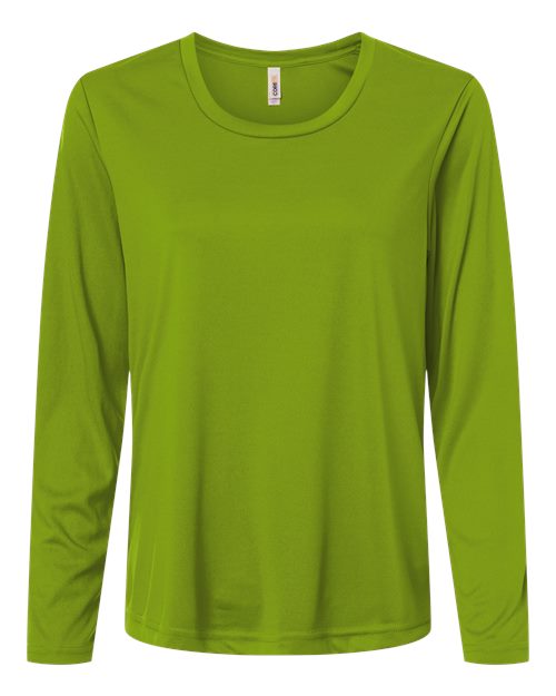CORE365 WOMEN'S CAPITAL PERFORMANCE LONG SLEEVE T-SHIRT (CE10LW)