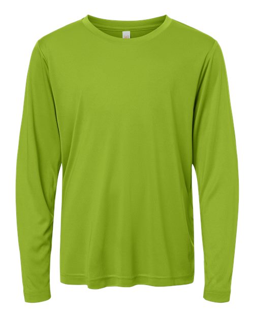 CORE365 YOUTH CAPITAL PERFORMANCE LONG SLEEVE T-SHIRT (CE10LY)