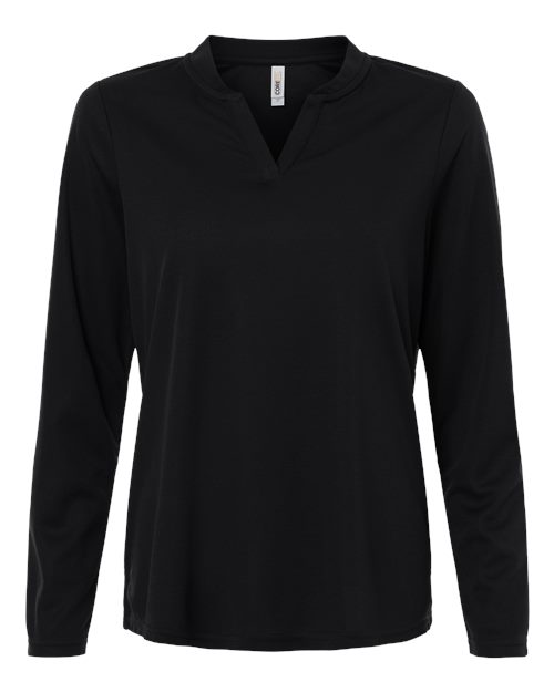 CORE365 WOMEN'S NOVA PERFORMANCE LONG SLEEVE PIQUE POLO (CE108LW)