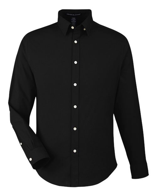 DEVON & JONES MEN'S CROWNLUX PERFORMANCE? SPENCER POPLIN DRESS SHIRT (DG505)