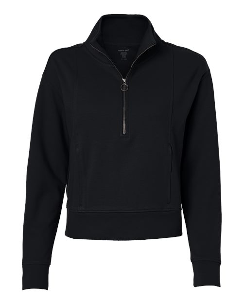 NORTH END WOMEN'S MANTRA HALF-ZIP OTTOMAN PULLOVER (NE220W)