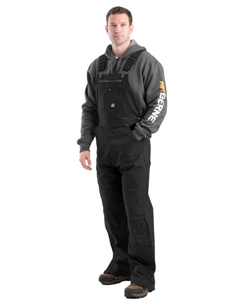 BERNE APPAREL TALL ACRE UNLINED WASHED BIB OVERALL (B1068T)