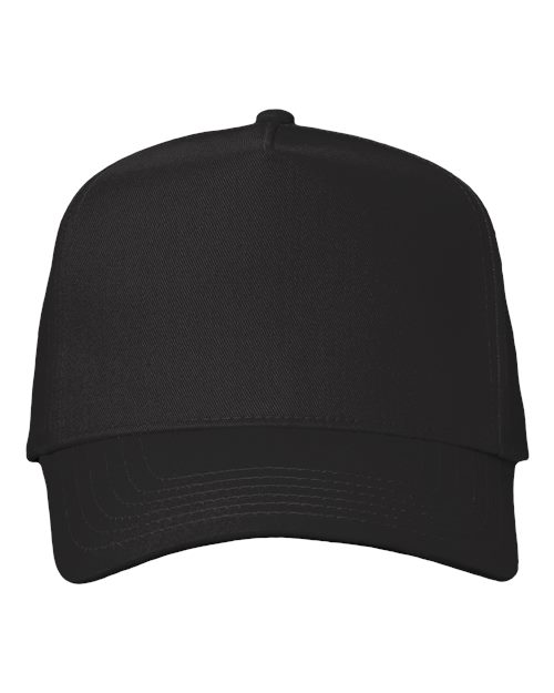 VALUCAP FIVE-PANEL TWILL CAP (8869)