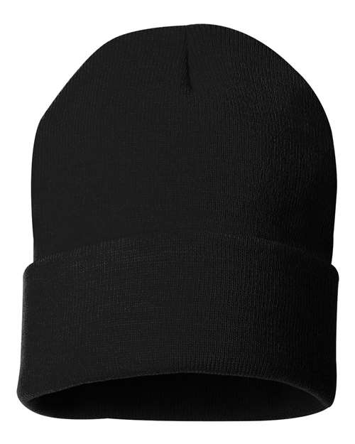SPORTSMAN 12" SOLID CUFFED BEANIE (SP12)