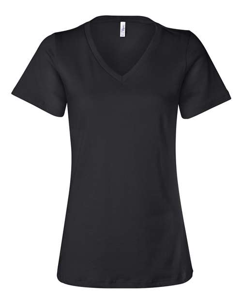 BELLA + CANVAS WOMEN?S RELAXED JERSEY V-NECK TEE (6405)