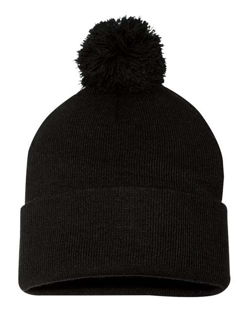SPORTSMAN 12" POM-POM CUFFED BEANIE (SP15)