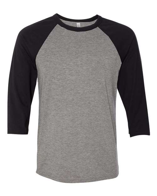 BELLA + CANVAS UNISEX THREE-QUARTER SLEEVE BASEBALL TEE (3200)