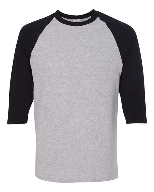 GILDAN UNISEX HEAVY COTTON? RAGLAN THREE-QUARTER SLEEVE T-SHIRT (5700)