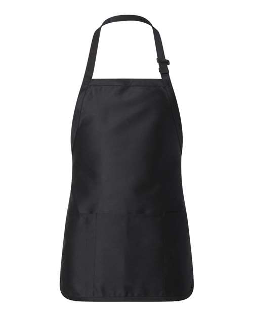Q-TEES FULL-LENGTH APRON WITH POUCH POCKET (Q4250)