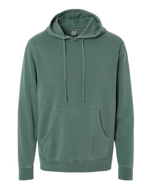 INDEPENDENT TRADING CO. UNISEX MIDWEIGHT PIGMENT-DYED HOODED SWEATSHIRT (PRM4500)