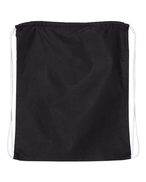 Q-TEES LARGE ECONOMICAL COTTON DRAWSTRING BAG (Q4500L)