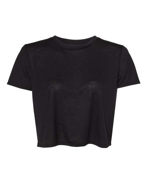 BELLA + CANVAS WOMEN?S FLOWY CROP TEE (8882)
