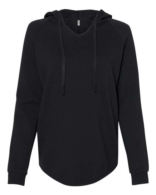 INDEPENDENT TRADING CO. WOMEN?S LIGHTWEIGHT CALIFORNIA WAVE WASH HOODED SWEATSHIRT (PRM2500)