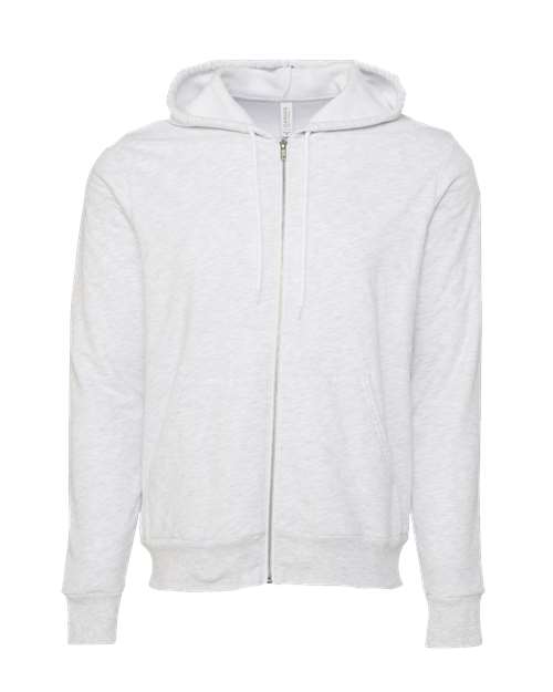 BELLA + CANVAS UNISEX SPONGE FLEECE FULL-ZIP HOODIE SWEATSHIRT (3739)