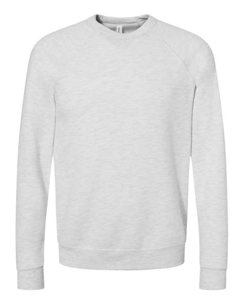 BELLA + CANVAS UNISEX SPONGE FLEECE RAGLAN CREWNECK SWEATSHIRT (3901)