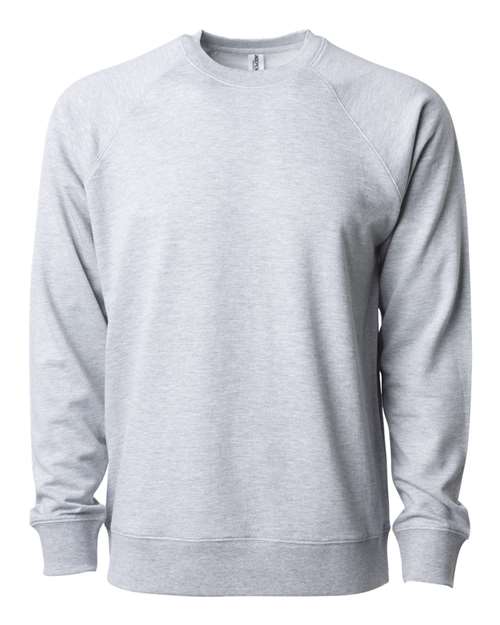 INDEPENDENT TRADING CO. UNISEX ICON LIGHTWEIGHT LOOPBACK TERRY CREWNECK SWEATSHIRT (SS1000C)