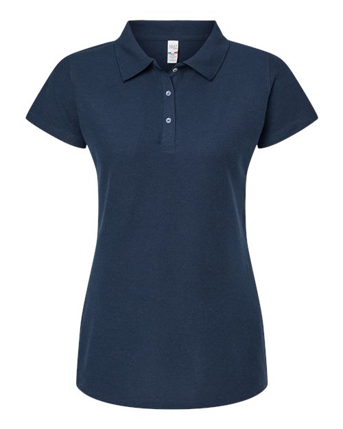 M&O WOMEN'S SOFT TOUCH POLO (7007)