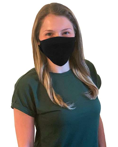 M&O 100% COTTON ANTIMICROBIAL TRIPLE LAYER ADJUSTABLE MASK (1004)