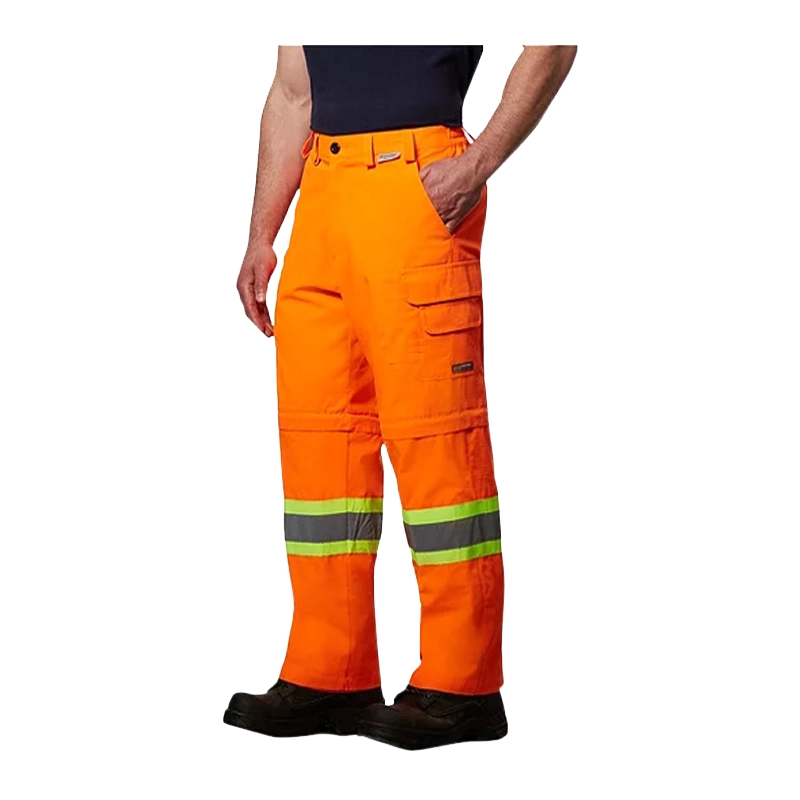 COOLWORKS? VENTILATED CARGO STYLE WORKPANTS, 4" REFL. TAPE (CW2-ORGA)