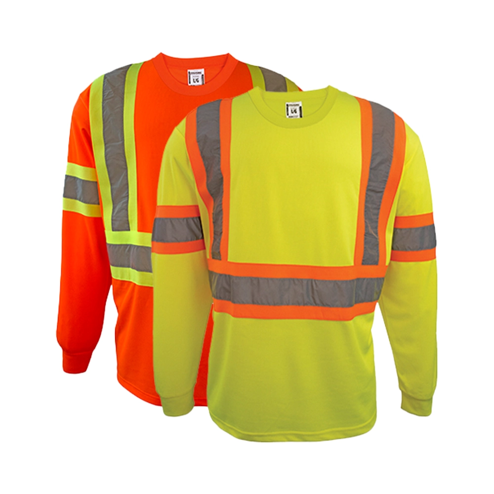 COOLWORKS? ? LONG SLEEVE T-SHIRT W/ SLEEVE, 4? TAPE (TS1204)