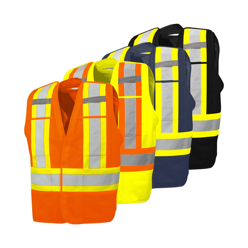 5 PT. TEARAWAY SOLID TRAFFIC VEST (TV4)