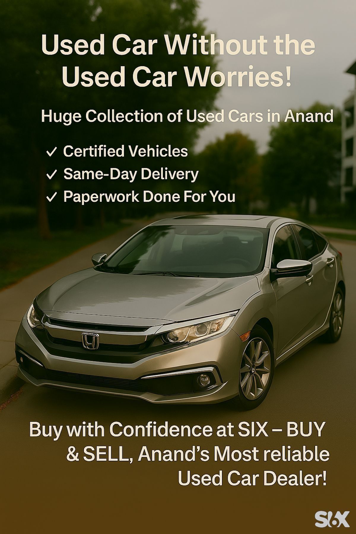 Certified Second Hand Cars for Sale in Anand Gujarat – SIX- BUY & SELL