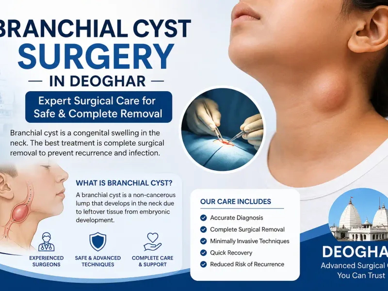Child Excision of Branchial Cyst Surgery in Deoghar