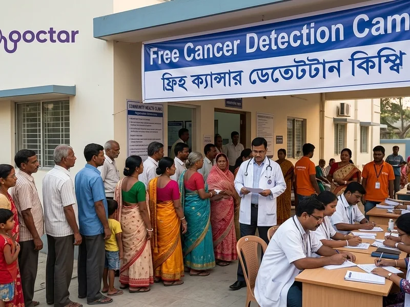 Free Cancer Detection Camp in Kolkata: Doctar Rajdanga Branch, 10–12 July