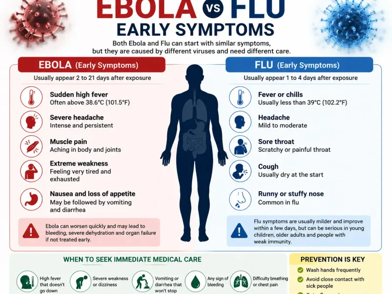 Ebola vs. Flu: How to Tell the Early Symptoms Apart