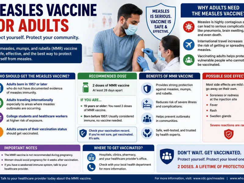 Measles Vaccine for Adults: Do You Need One?