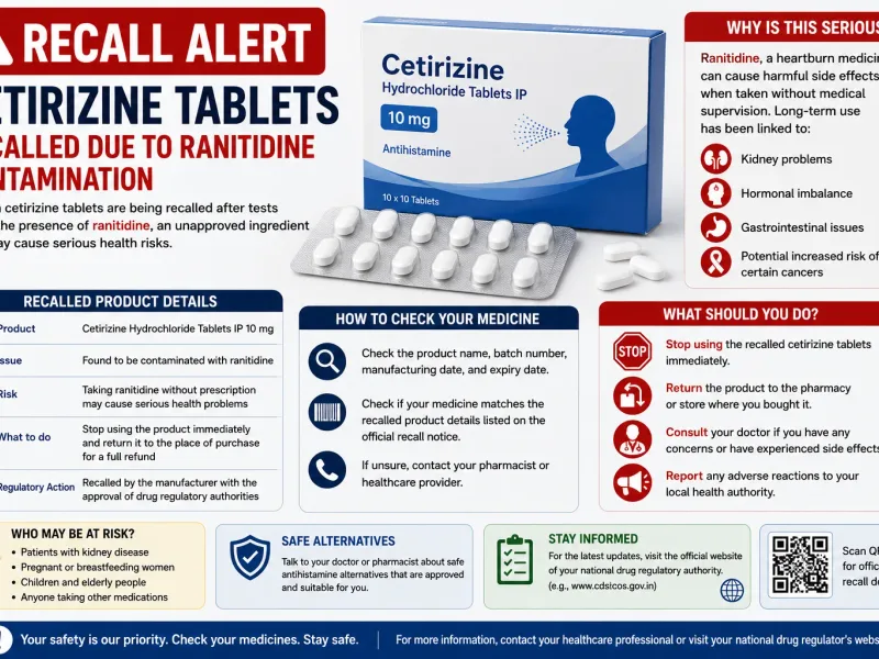 Cetirizine Recall: Ranitidine Contamination Explained