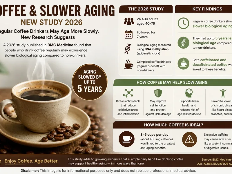 Coffee and Slower Aging: What 2026 Research Shows