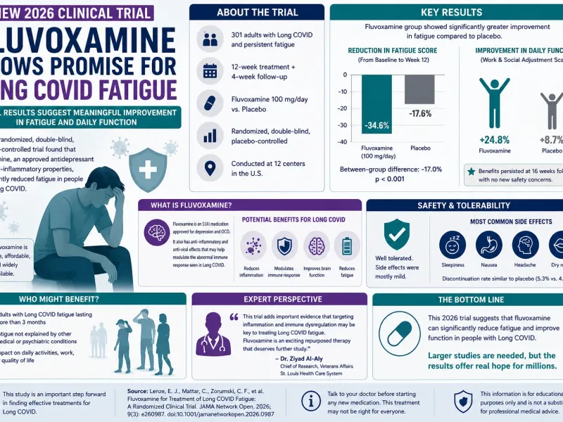 Fluvoxamine for Long COVID Fatigue: Trial Results Explained