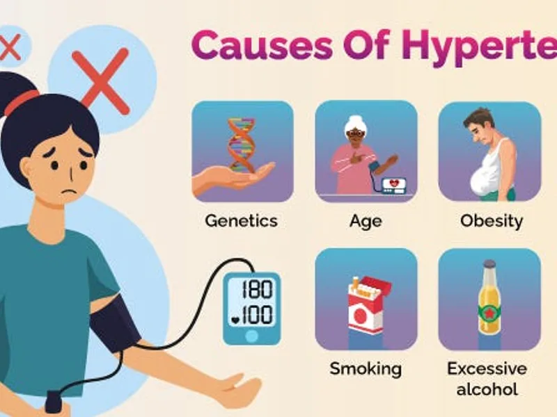 Causes of Hypertension: Primary, Secondary, and Risk Factors