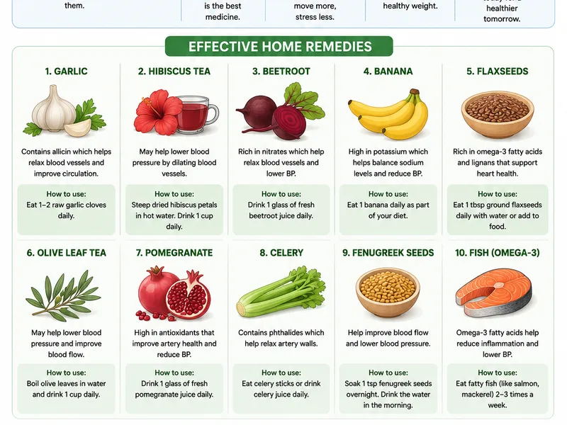 Home Remedies for Hypertension That Are Backed by Evidence