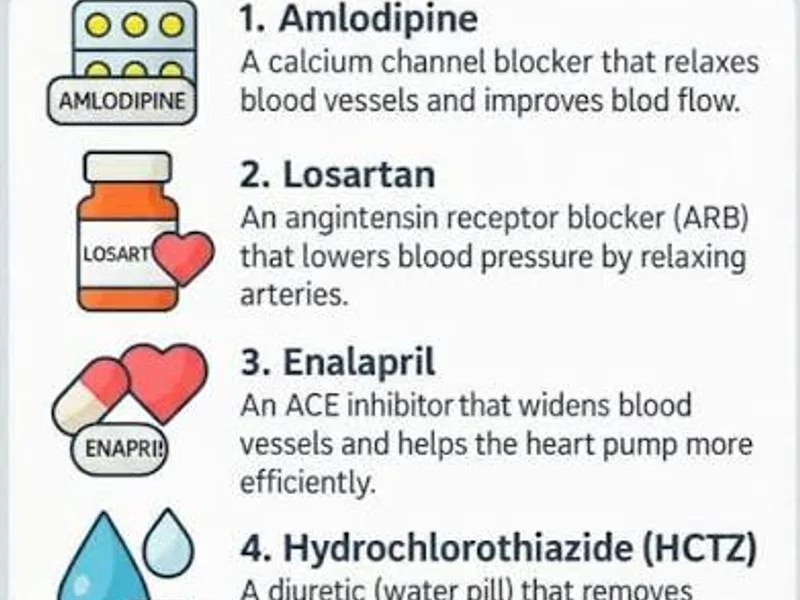 Medication for Hypertension: Types and How They Work