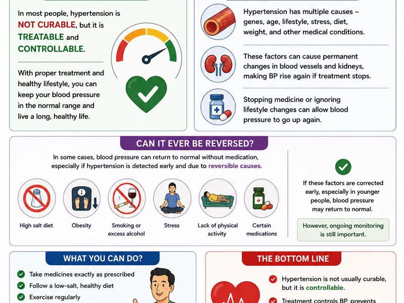 Is Hypertension Curable, or Only Manageable?
