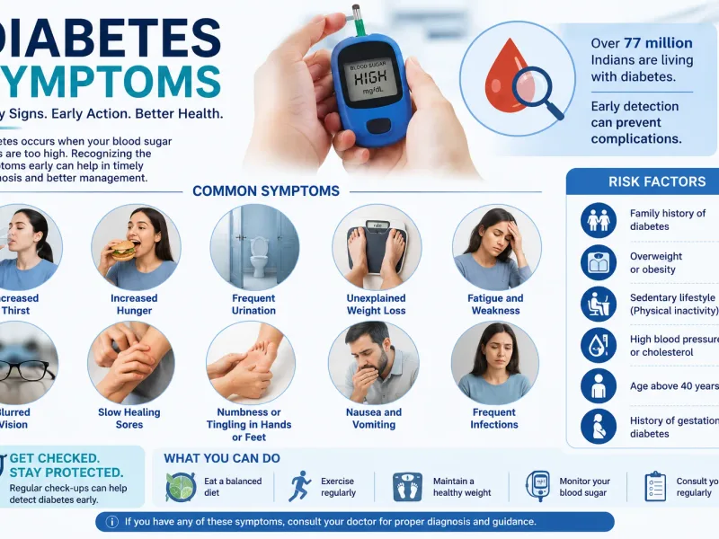 Diabetes Symptoms: Early Signs You Should Not Ignore
