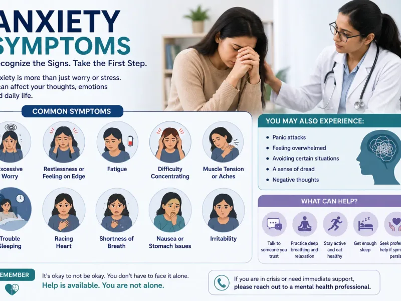 Anxiety Symptoms: What They Are and When to Get Help