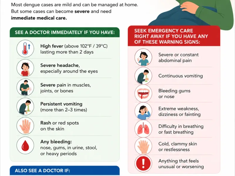 When to See a Doctor for Dengue Fever