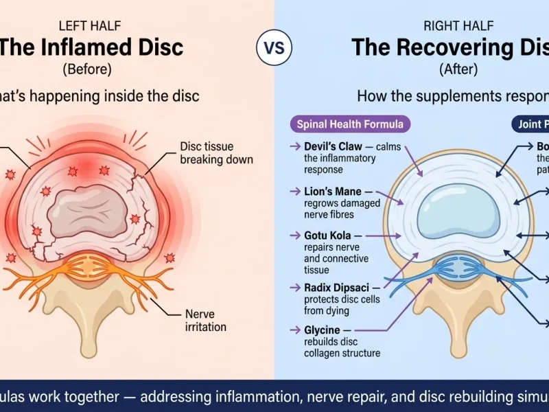 Genetic Collagen Defect Triggers Spinal Disc Hardening