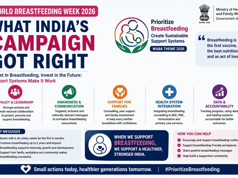 World Breastfeeding Week 2026: What India's Campaign Got Right