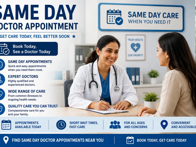 same day doctor appointment