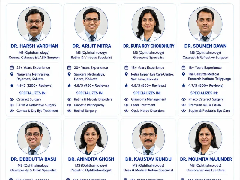 Best Eye Specialist in Kolkata