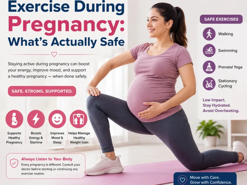 Exercise During Pregnancy: What's Actually Safe