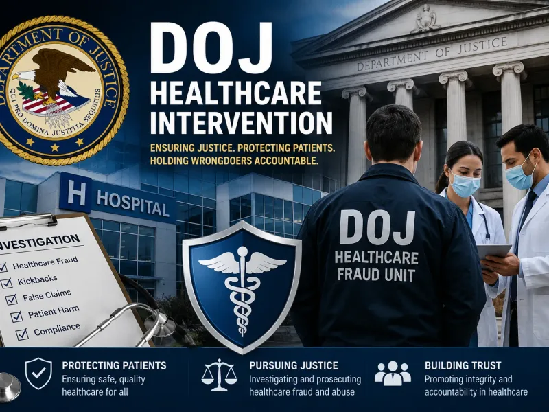 DOJ Healthcare Intervention