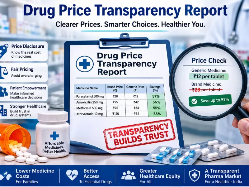 Drug price transparency report